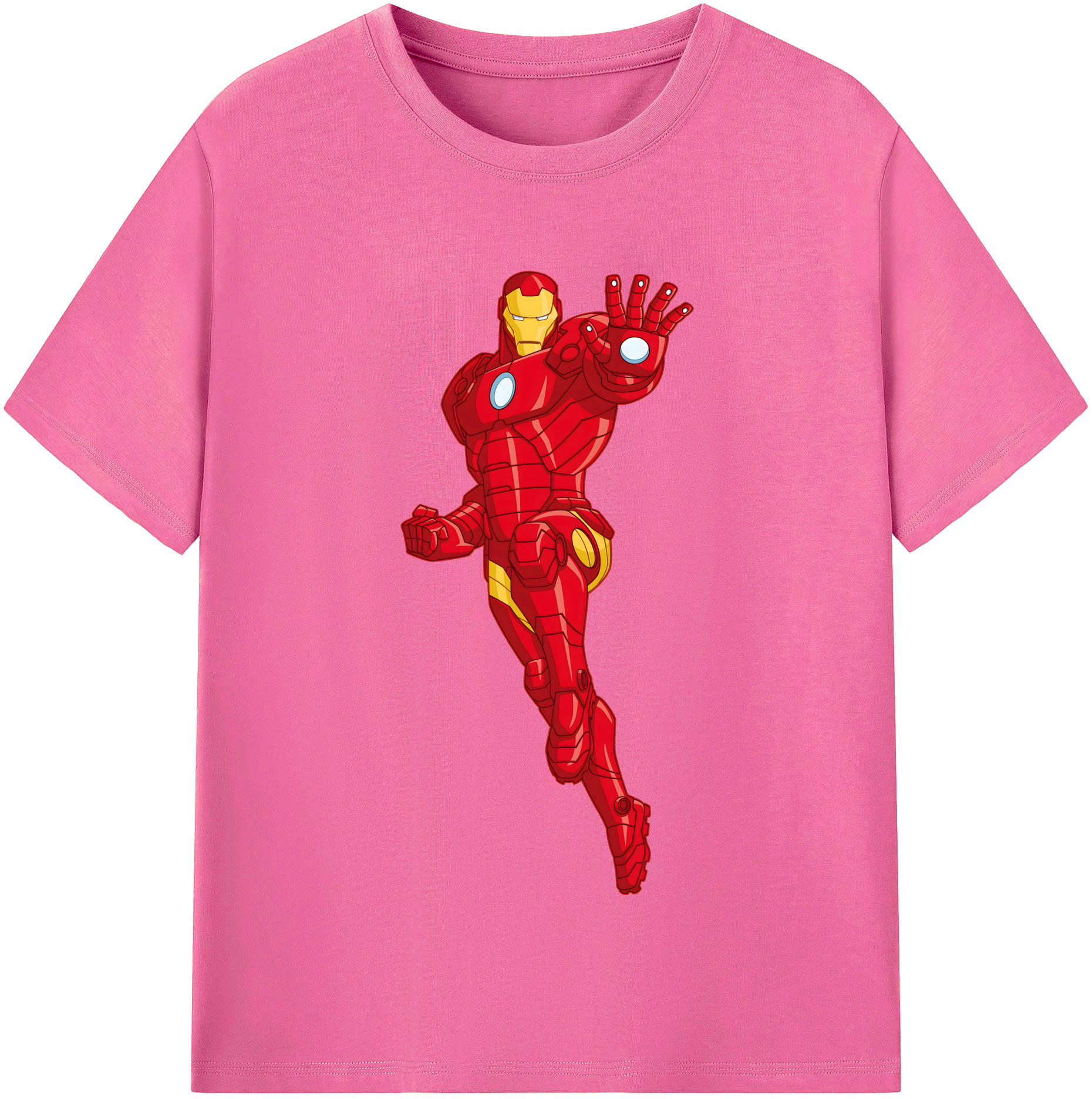 （画像用） アベンジャーズ The Avengers レディースカジュアルプリントTシャツ（綿100％）
